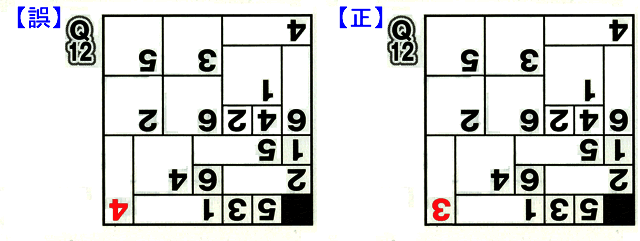 正しい数字は4ではなくて3です．